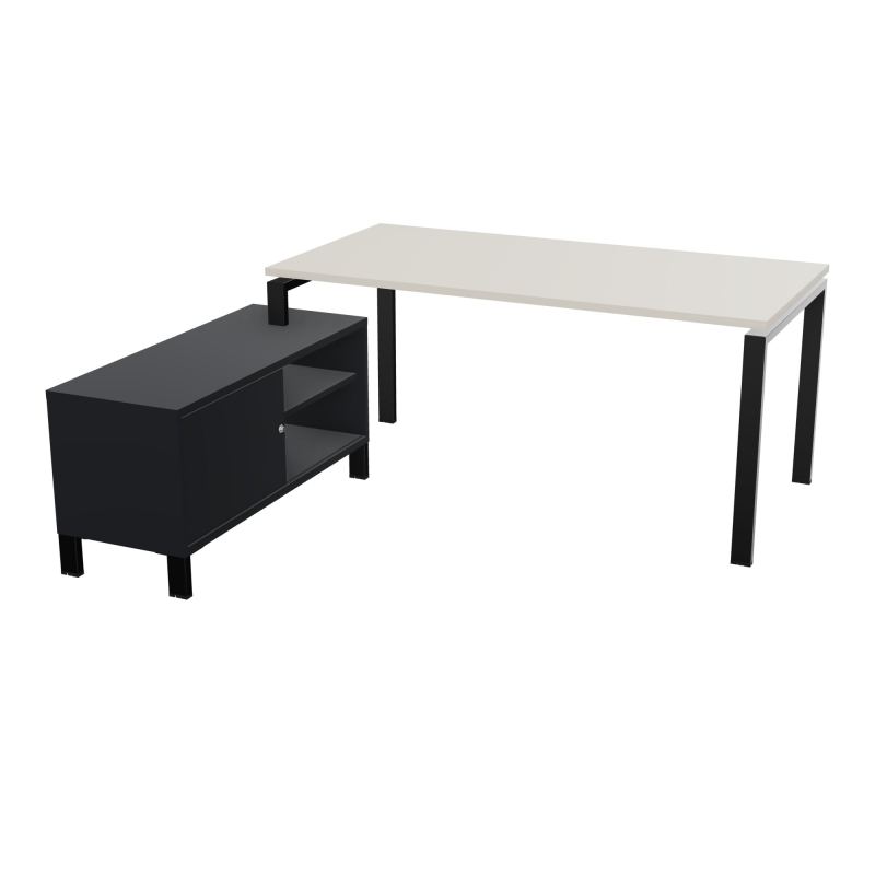 RIO BUREAU RECT. 178X168 PL 160X80 OBT + RET PORT A GAUCHE SIMPLE ACCES  N5 SG R9