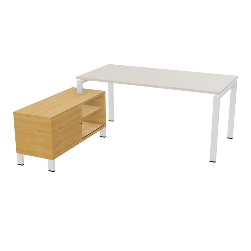 RIO BUREAU RECT. 178X168 PL 160X80 OBT + RET PORT A GAUCHE SIMPLE ACCES  N5 SO R5