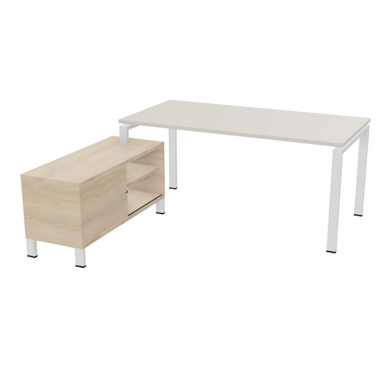RIO BUREAU RECT. 178X168 PL 160X80 OBT + RET PORT A GAUCHE SIMPLE ACCES  N5 SO RZ