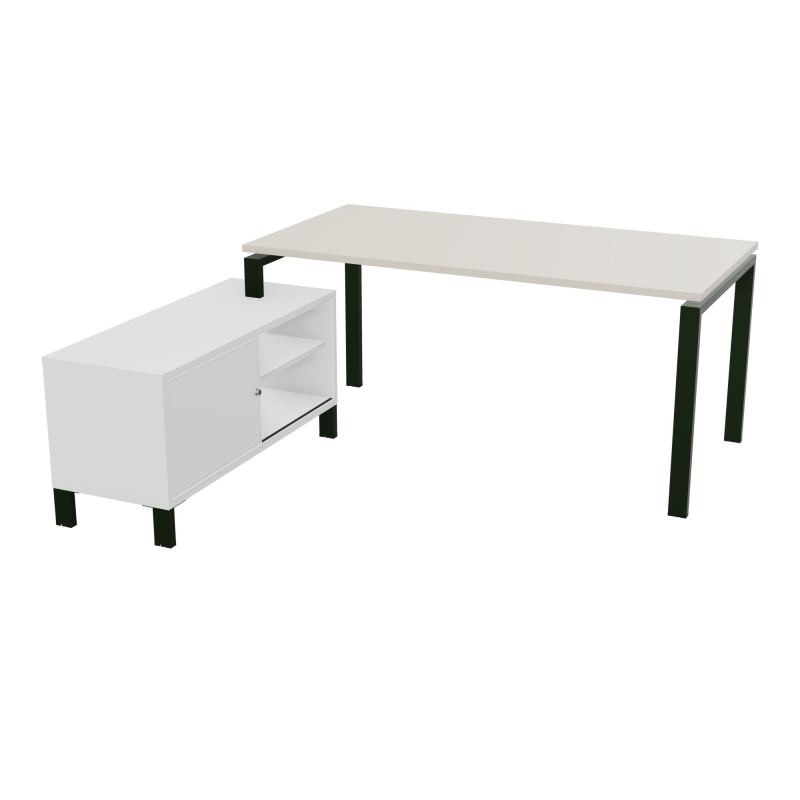RIO BUREAU RECT. 178X168 PL 160X80 OBT + RET PORT A GAUCHE SIMPLE ACCES  N5 ST MG