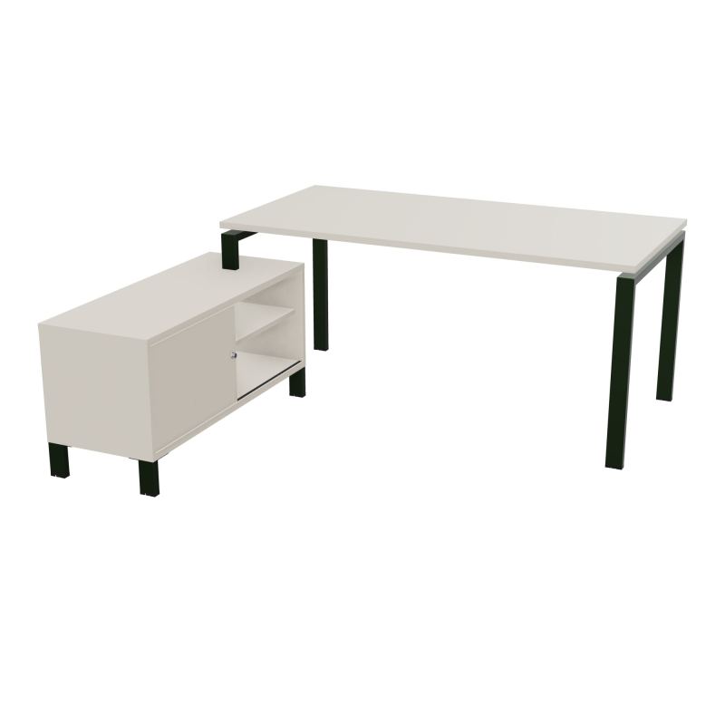 RIO BUREAU RECT. 178X168 PL 160X80 OBT + RET PORT A GAUCHE SIMPLE ACCES  N5 ST N5