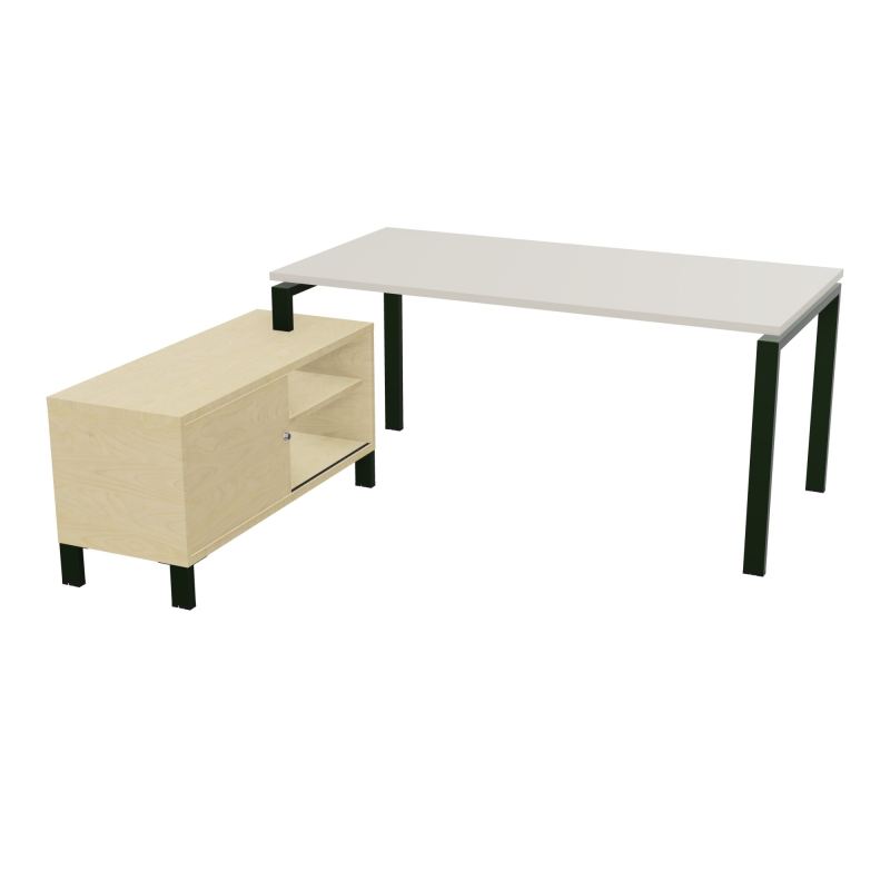 RIO BUREAU RECT. 178X168 PL 160X80 OBT + RET PORT A GAUCHE SIMPLE ACCES  N5 ST N8