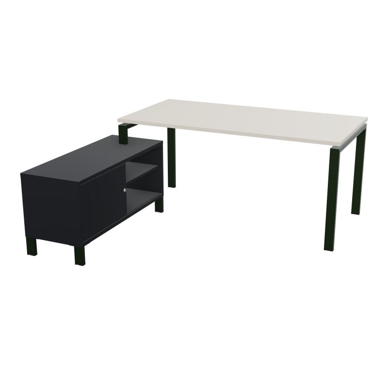 RIO BUREAU RECT. 178X168 PL 160X80 OBT + RET PORT A GAUCHE SIMPLE ACCES  N5 ST R9