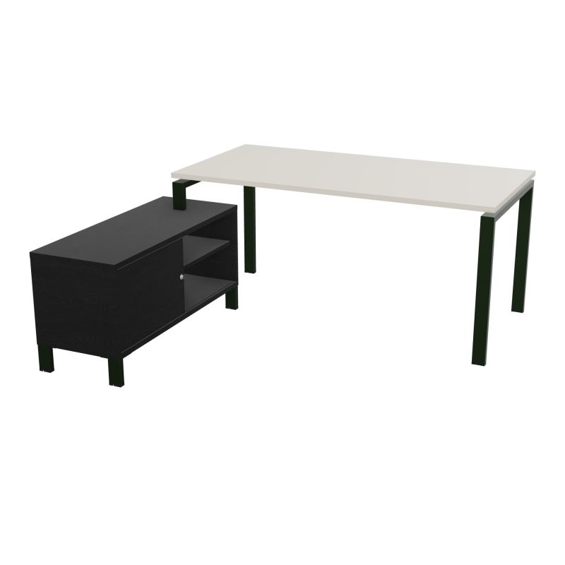 RIO BUREAU RECT. 178X168 PL 160X80 OBT + RET PORT A GAUCHE SIMPLE ACCES  N5 ST RK