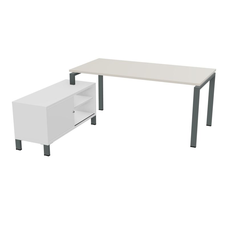 RIO BUREAU RECT. 178X168 PL 160X80 OBT + RET PORT A GAUCHE SIMPLE ACCES  N5 SU MG