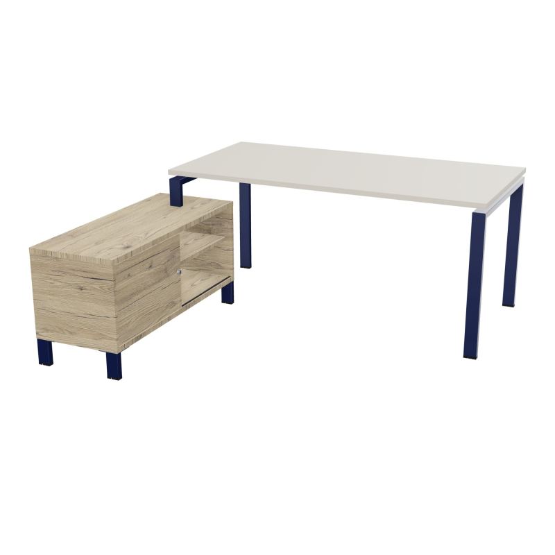 RIO BUREAU RECT. 178X168 PL 160X80 OBT + RET PORT A GAUCHE SIMPLE ACCES  N5 X4 R3