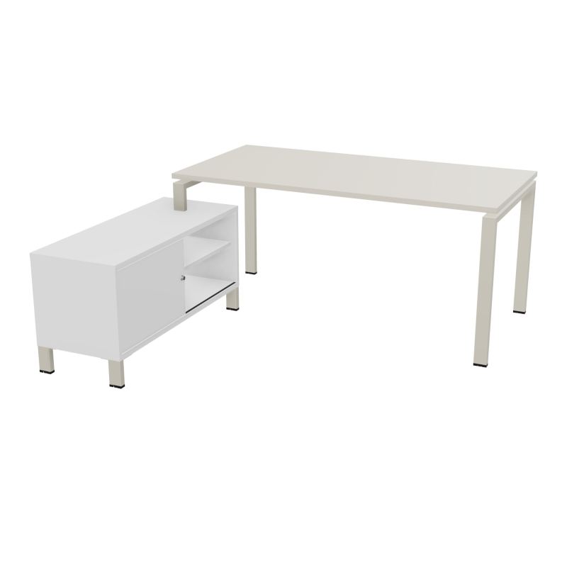 RIO BUREAU RECT. 178X168 PL 160X80 OBT + RET PORT A GAUCHE SIMPLE ACCES  N5 ZC MG