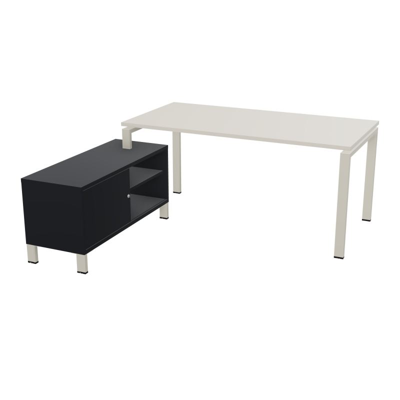 RIO BUREAU RECT. 178X168 PL 160X80 OBT + RET PORT A GAUCHE SIMPLE ACCES  N5 ZC R9