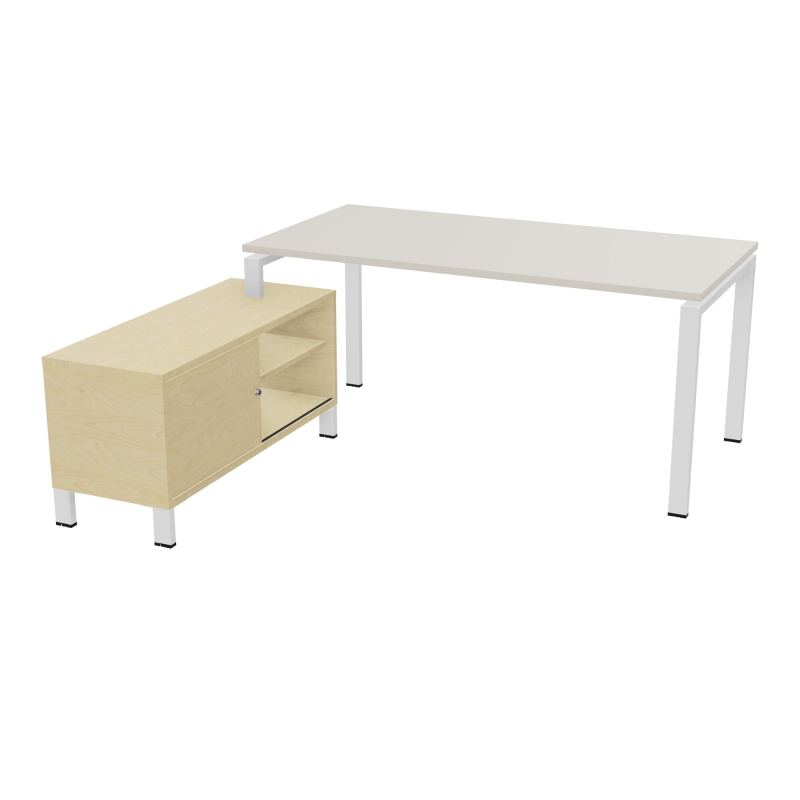 RIO BUREAU RECT. 178X168 PL 160X80 OBT + RET PORT A GAUCHE SIMPLE ACCES  N5 ZO N8