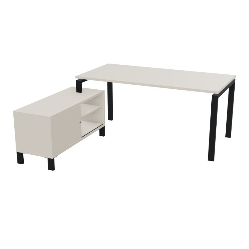 RIO BUREAU RECT. 178X168 PL 160X80 OBT + RET PORT A GAUCHE SIMPLE ACCES  N5 ZP N5