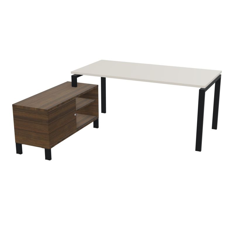 RIO BUREAU RECT. 178X168 PL 160X80 OBT + RET PORT A GAUCHE SIMPLE ACCES  N5 ZP N6