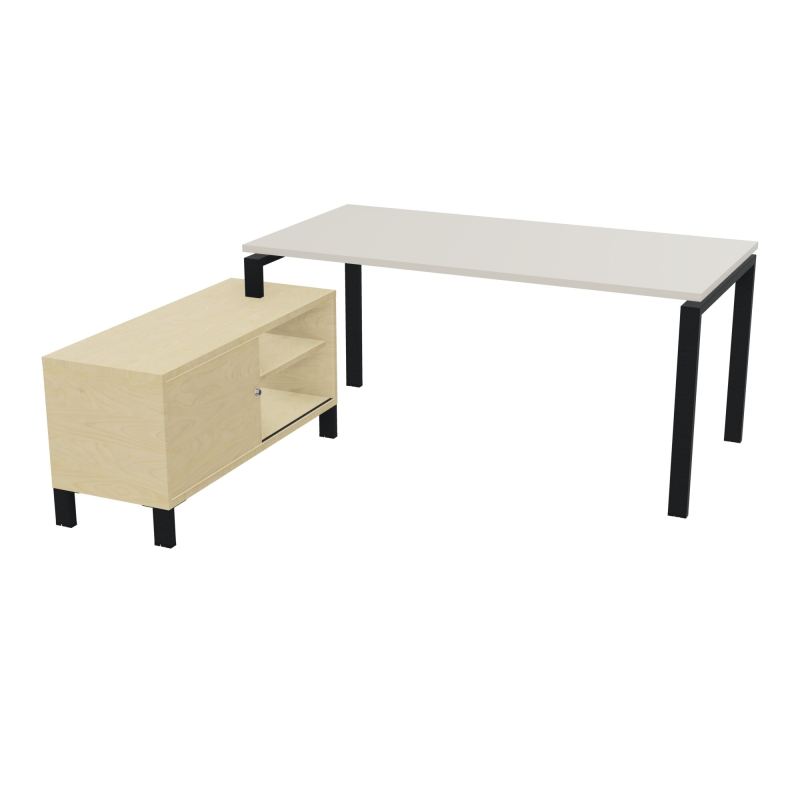 RIO BUREAU RECT. 178X168 PL 160X80 OBT + RET PORT A GAUCHE SIMPLE ACCES  N5 ZP N8