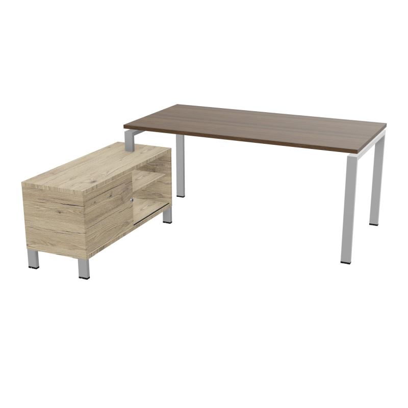 RIO BUREAU RECT. 178X168 PL 160X80 OBT + RET PORT A GAUCHE SIMPLE ACCES  N6 SA R3