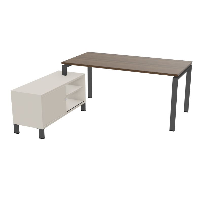 RIO BUREAU RECT. 178X168 PL 160X80 OBT + RET PORT A GAUCHE SIMPLE ACCES  N6 SC N5
