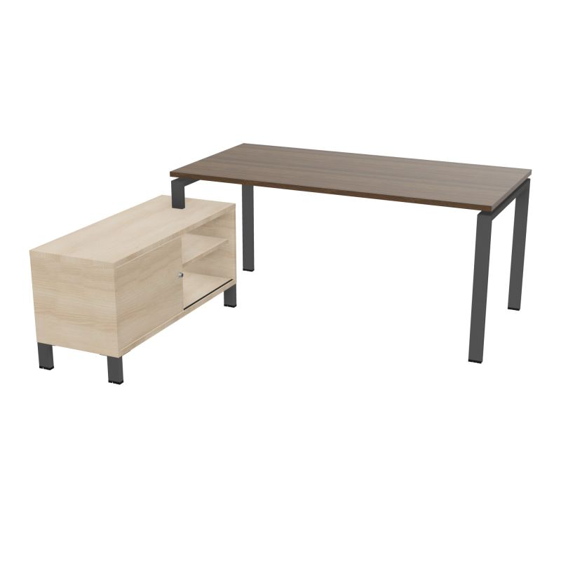 RIO BUREAU RECT. 178X168 PL 160X80 OBT + RET PORT A GAUCHE SIMPLE ACCES  N6 SC RZ