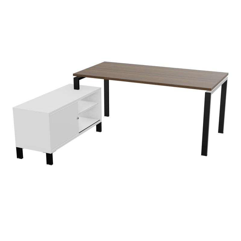 RIO BUREAU RECT. 178X168 PL 160X80 OBT + RET PORT A GAUCHE SIMPLE ACCES  N6 SG MG