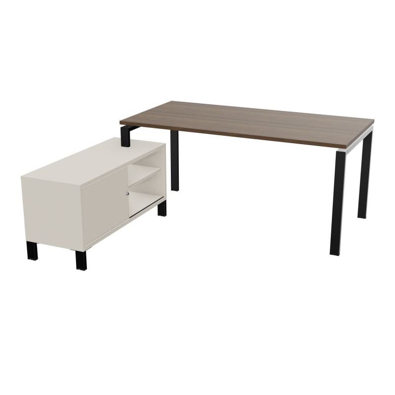 RIO BUREAU RECT. 178X168 PL 160X80 OBT + RET PORT A GAUCHE SIMPLE ACCES  N6 SG N5