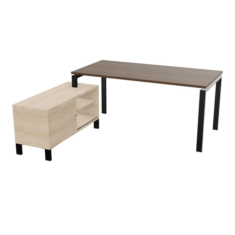 RIO BUREAU RECT. 178X168 PL 160X80 OBT + RET PORT A GAUCHE SIMPLE ACCES  N6 SG RZ
