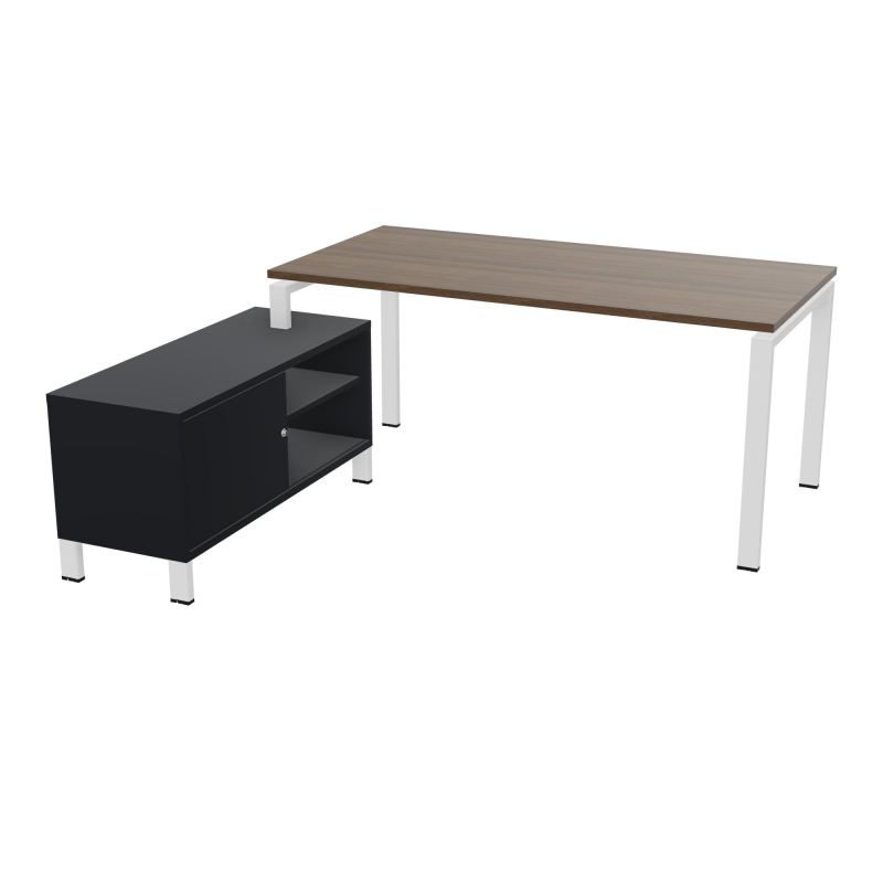 RIO BUREAU RECT. 178X168 PL 160X80 OBT + RET PORT A GAUCHE SIMPLE ACCES  N6 SO R9