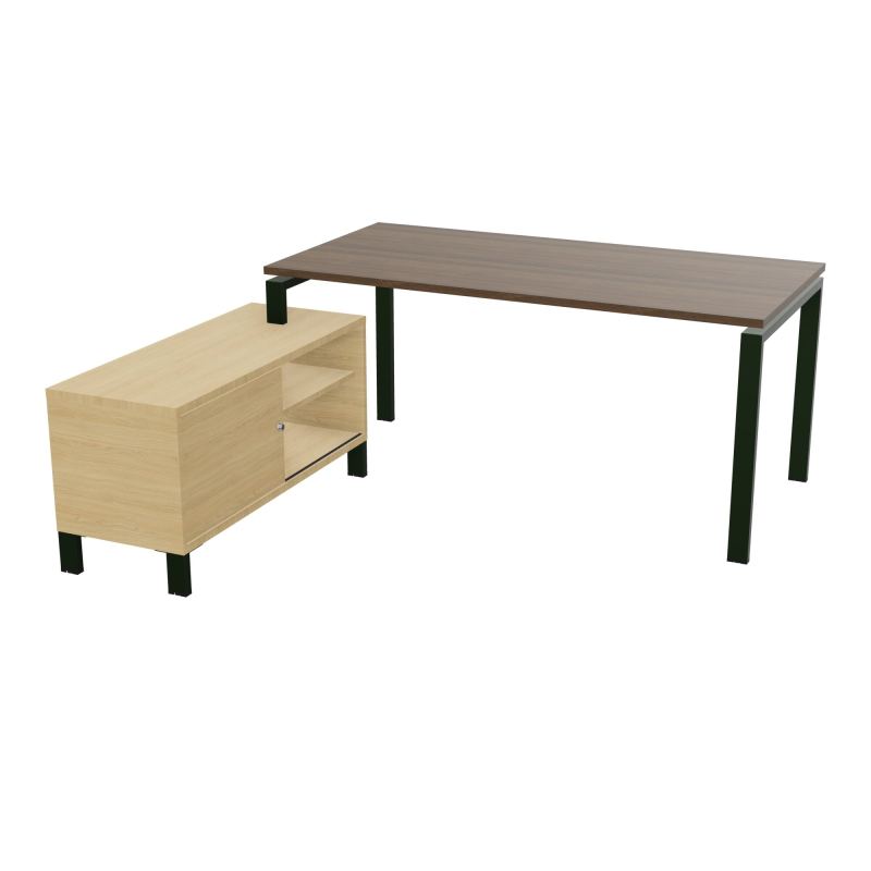 RIO BUREAU RECT. 178X168 PL 160X80 OBT + RET PORT A GAUCHE SIMPLE ACCES  N6 ST R1