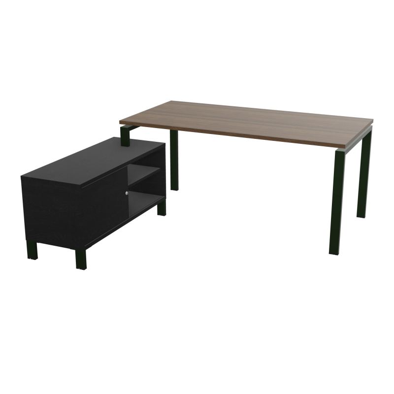 RIO BUREAU RECT. 178X168 PL 160X80 OBT + RET PORT A GAUCHE SIMPLE ACCES  N6 ST RK