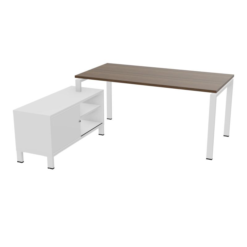 RIO BUREAU RECT. 178X168 PL 160X80 OBT + RET PORT A GAUCHE SIMPLE ACCES  N6 ZO MG