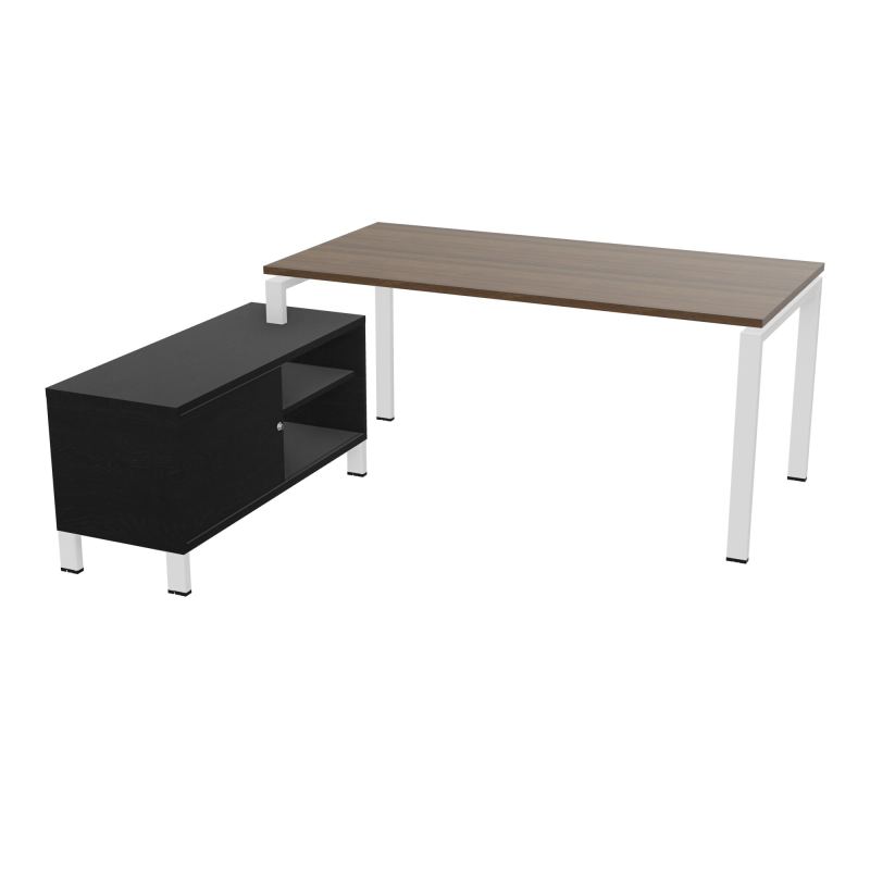 RIO BUREAU RECT. 178X168 PL 160X80 OBT + RET PORT A GAUCHE SIMPLE ACCES  N6 ZO RK