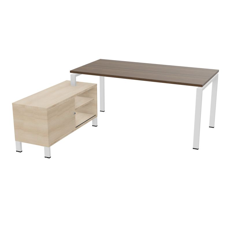 RIO BUREAU RECT. 178X168 PL 160X80 OBT + RET PORT A GAUCHE SIMPLE ACCES  N6 ZO RZ