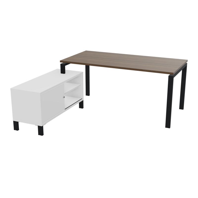 RIO BUREAU RECT. 178X168 PL 160X80 OBT + RET PORT A GAUCHE SIMPLE ACCES  N6 ZP MG