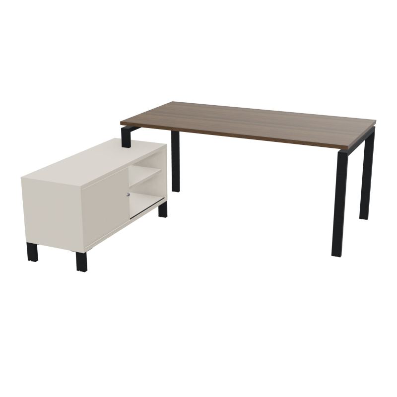 RIO BUREAU RECT. 178X168 PL 160X80 OBT + RET PORT A GAUCHE SIMPLE ACCES  N6 ZP N5