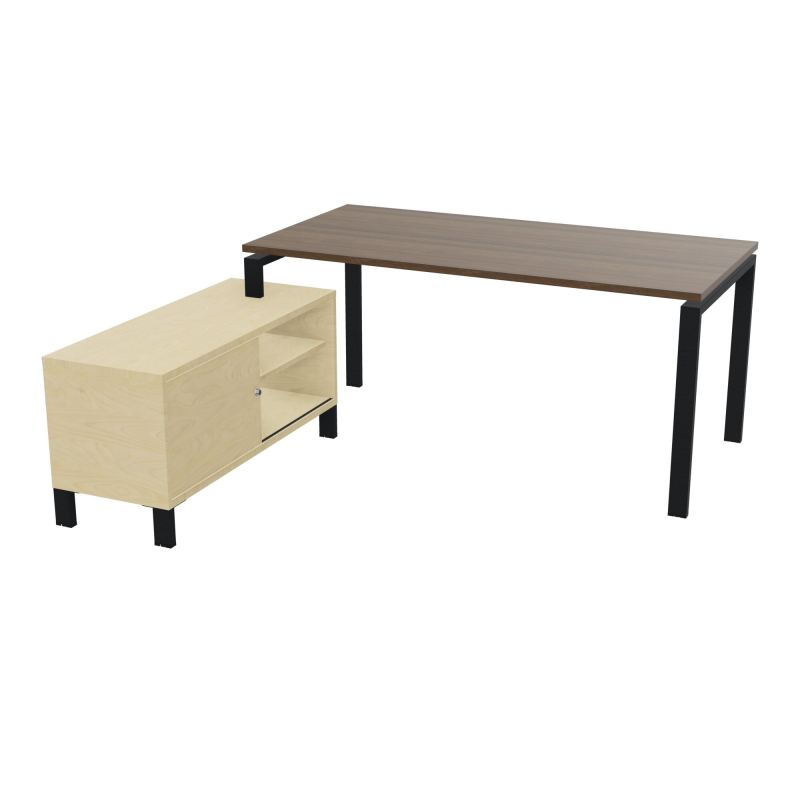 RIO BUREAU RECT. 178X168 PL 160X80 OBT + RET PORT A GAUCHE SIMPLE ACCES  N6 ZP N8