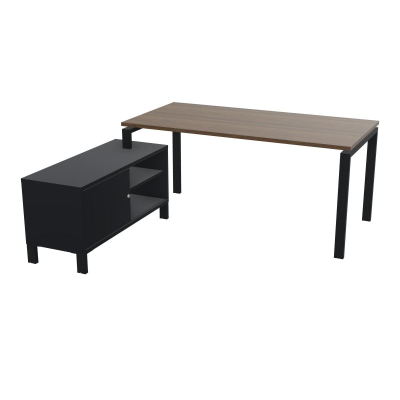 RIO BUREAU RECT. 178X168 PL 160X80 OBT + RET PORT A GAUCHE SIMPLE ACCES  N6 ZP R9