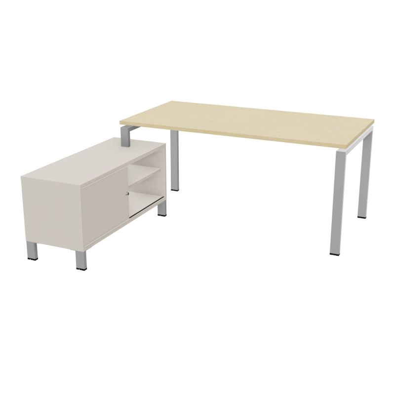 RIO BUREAU RECT. 178X168 PL 160X80 OBT + RET PORT A GAUCHE SIMPLE ACCES  N8 SA N5