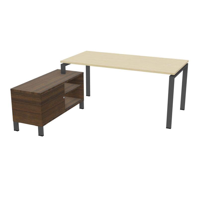 RIO BUREAU RECT. 178X168 PL 160X80 OBT + RET PORT A GAUCHE SIMPLE ACCES  N8 SC N6