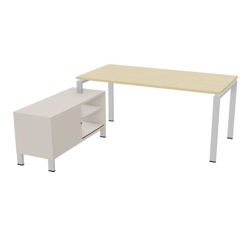 RIO BUREAU RECT. 178X168 PL 160X80 OBT + RET PORT A GAUCHE SIMPLE ACCES  N8 SD N5