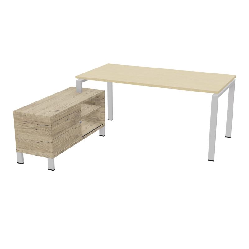 RIO BUREAU RECT. 178X168 PL 160X80 OBT + RET PORT A GAUCHE SIMPLE ACCES  N8 SD R3