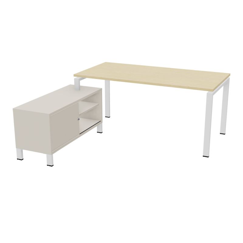RIO BUREAU RECT. 178X168 PL 160X80 OBT + RET PORT A GAUCHE SIMPLE ACCES  N8 SO N5