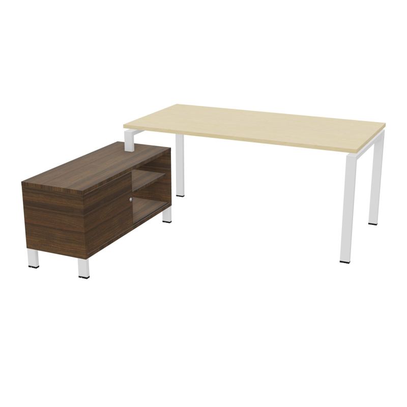 RIO BUREAU RECT. 178X168 PL 160X80 OBT + RET PORT A GAUCHE SIMPLE ACCES  N8 SO N6