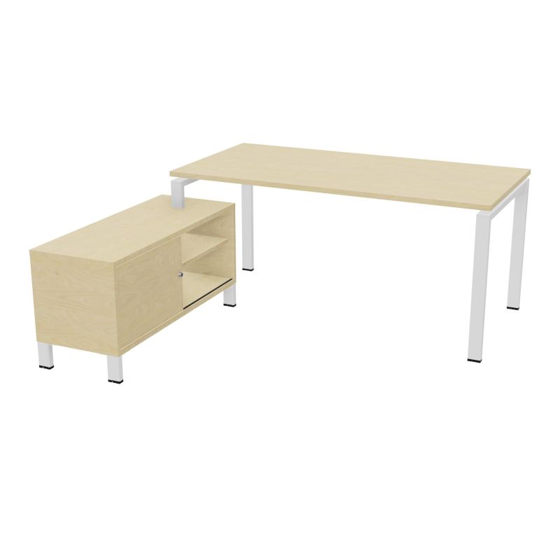 RIO BUREAU RECT. 178X168 PL 160X80 OBT + RET PORT A GAUCHE SIMPLE ACCES  N8 SO N8