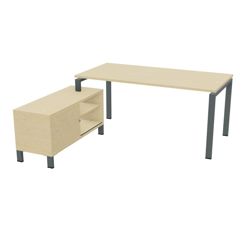 RIO BUREAU RECT. 178X168 PL 160X80 OBT + RET PORT A GAUCHE SIMPLE ACCES  N8 SU N8
