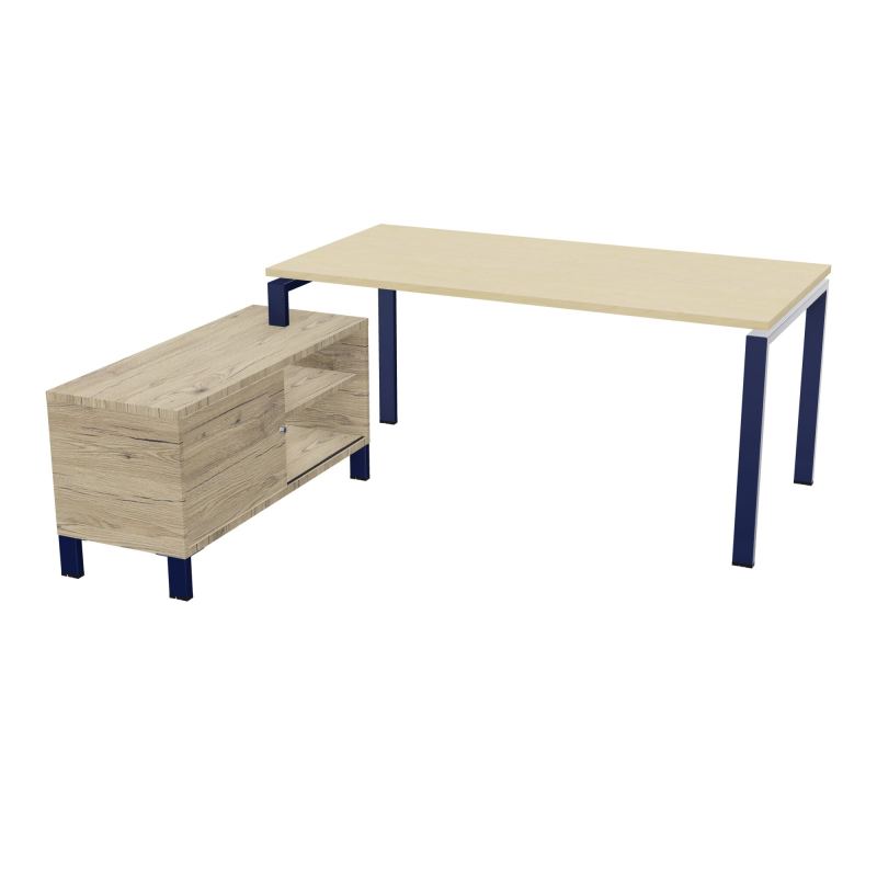 RIO BUREAU RECT. 178X168 PL 160X80 OBT + RET PORT A GAUCHE SIMPLE ACCES  N8 X4 R3