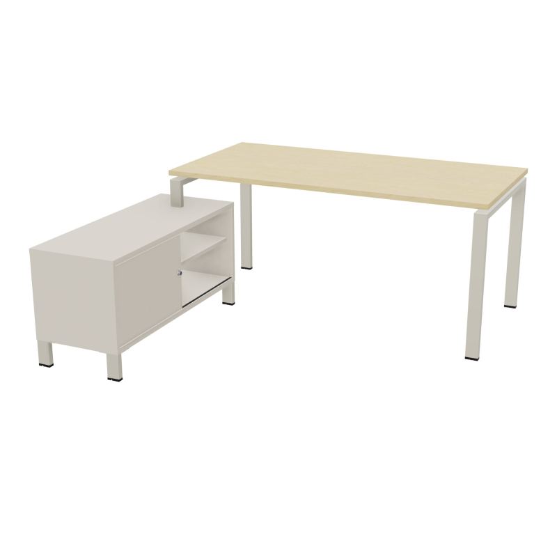 RIO BUREAU RECT. 178X168 PL 160X80 OBT + RET PORT A GAUCHE SIMPLE ACCES  N8 ZC N5