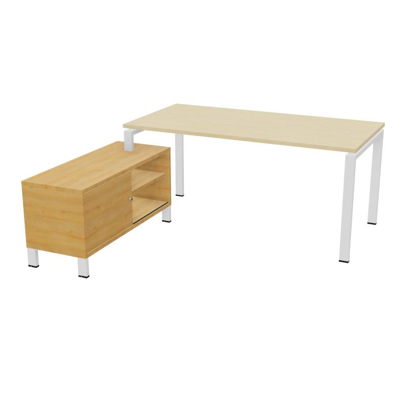 RIO BUREAU RECT. 178X168 PL 160X80 OBT + RET PORT A GAUCHE SIMPLE ACCES  N8 ZO R5