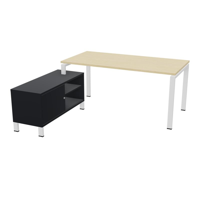 RIO BUREAU RECT. 178X168 PL 160X80 OBT + RET PORT A GAUCHE SIMPLE ACCES  N8 ZO R9