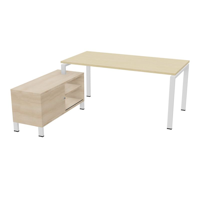 RIO BUREAU RECT. 178X168 PL 160X80 OBT + RET PORT A GAUCHE SIMPLE ACCES  N8 ZO RZ