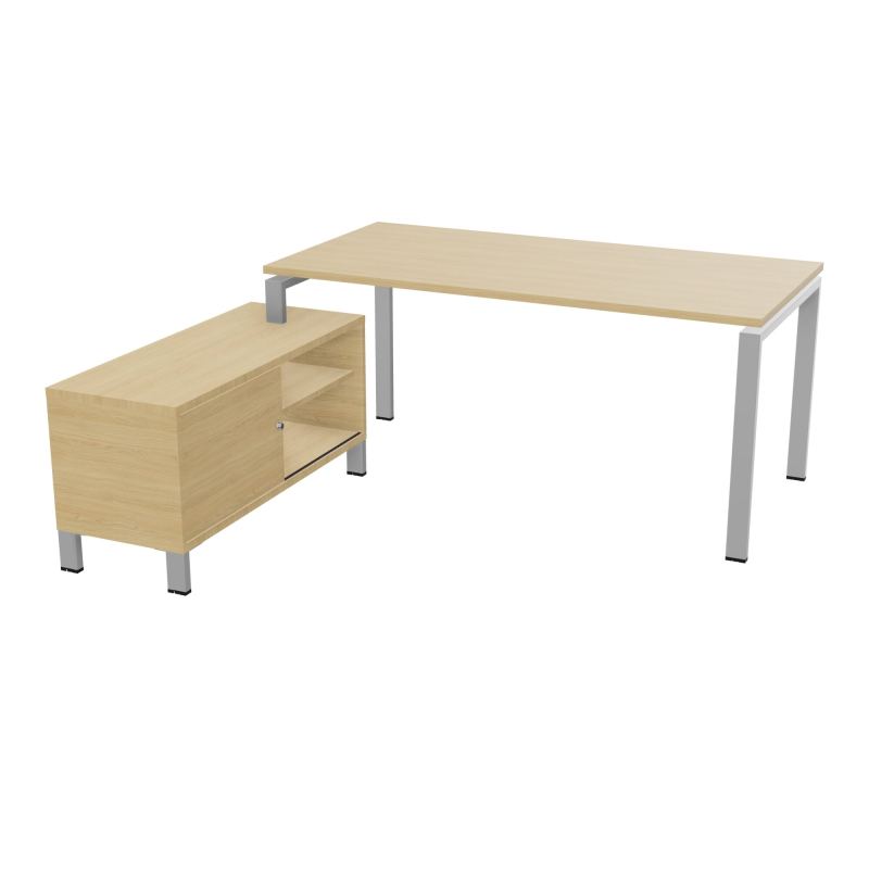 RIO BUREAU RECT. 178X168 PL 160X80 OBT + RET PORT A GAUCHE SIMPLE ACCES  R1 SA R1