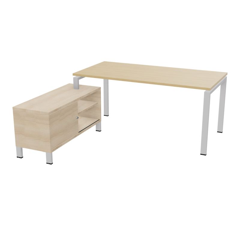RIO BUREAU RECT. 178X168 PL 160X80 OBT + RET PORT A GAUCHE SIMPLE ACCES  R1 SD RZ