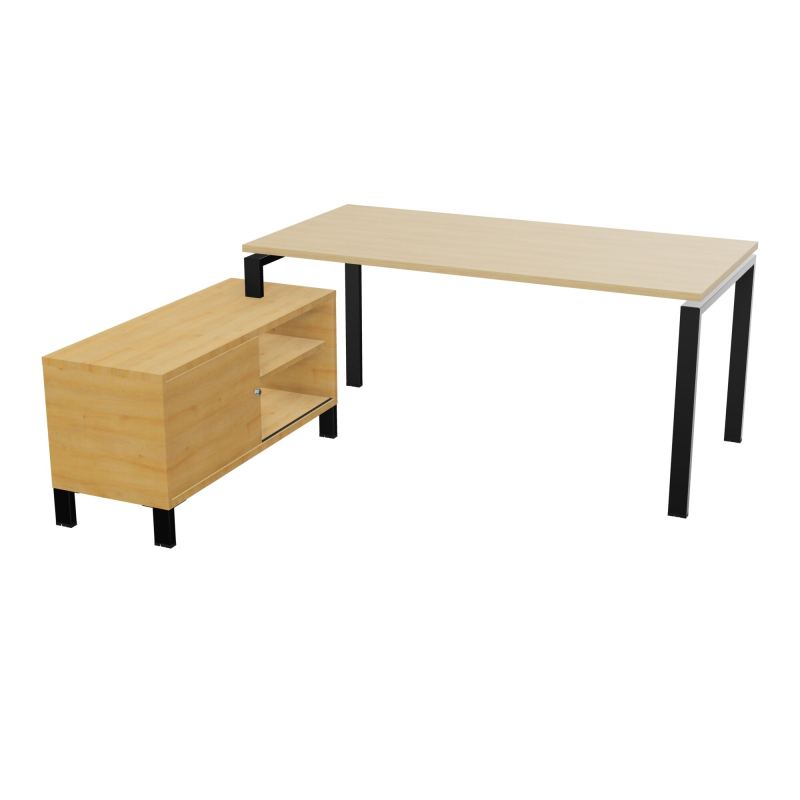 RIO BUREAU RECT. 178X168 PL 160X80 OBT + RET PORT A GAUCHE SIMPLE ACCES  R1 SG R5