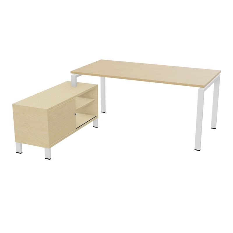 RIO BUREAU RECT. 178X168 PL 160X80 OBT + RET PORT A GAUCHE SIMPLE ACCES  R1 SO N8