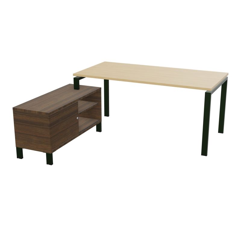 RIO BUREAU RECT. 178X168 PL 160X80 OBT + RET PORT A GAUCHE SIMPLE ACCES  R1 ST N6